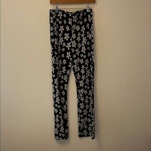 Urban Outfitters Black and White Floral Pants